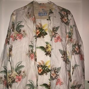 Tommy Bahama linen button down shirt